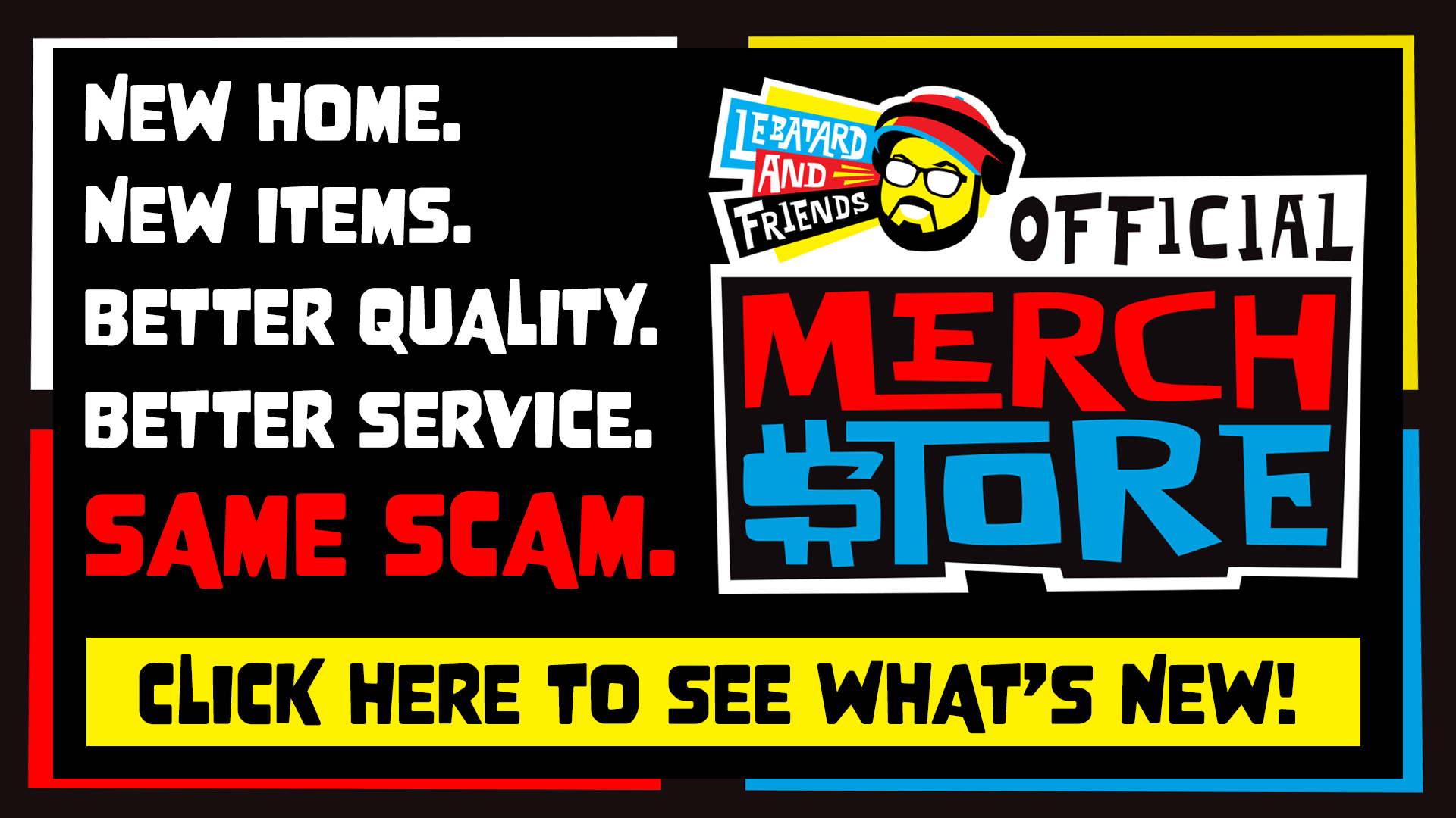 Visit the LeBatard and Friends Merch Store